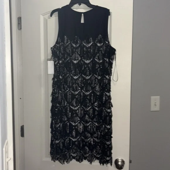 Beautiful beaded black dress​